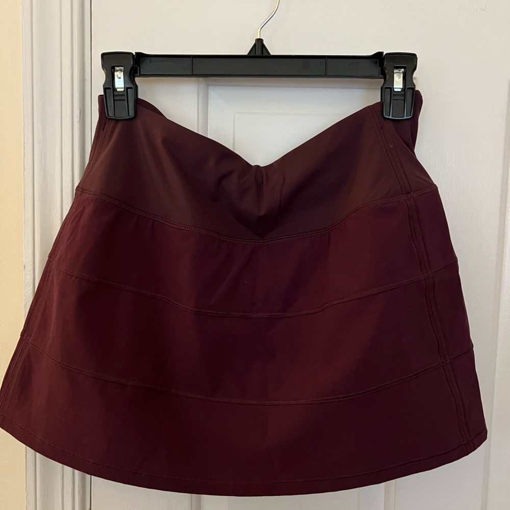 CRZ YOGA Women's Lightweight High Waisted Tennis Skirt, A Line skort w/ Pockets